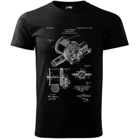 Pánské tričko pro rybáře Patent navijáku 1907