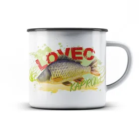Plechový hrnek Lovec kaprů