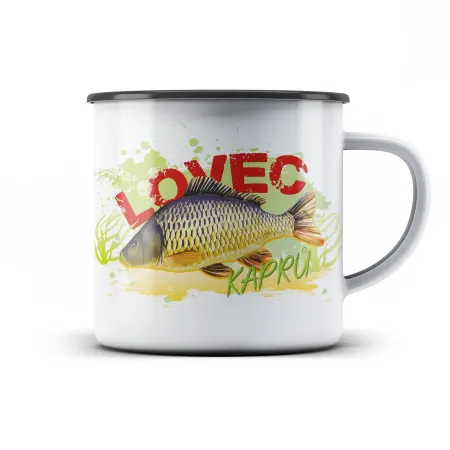 Plechový hrnek Lovec kaprů