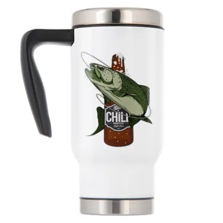 Termohrnek pro rybáře Beer and fish - 480 ml