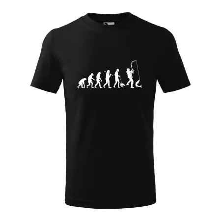 Dětské tričko pro rybáře Evoluce rybáře