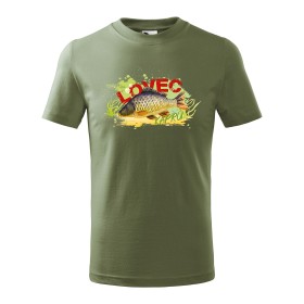 Dětské tričko pro rybáře Lovec kaprů