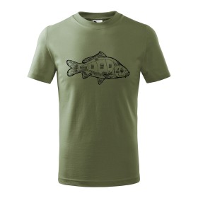 Dětské tričko pro rybáře Porcování kapra
