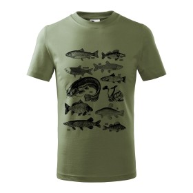 Dětské tričko pro rybáře Ryby v Českých vodách