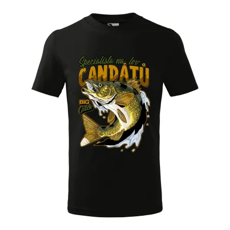 Dětské tričko pro rybáře Specialista na lov candátů