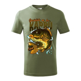 Dětské tričko pro rybáře Specialista na lov kaprů