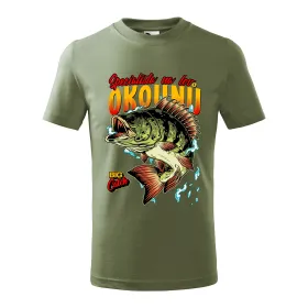 Dětské tričko pro rybáře Specialista na lov okounů