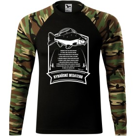 Pánské tričko pro rybáře Rybářské desatero - dlouhý rukáv