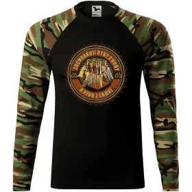 Pánské tričko pro rybáře Zachraňuji ryby z vody a pivo z lahví 1 - dlouhý rukáv