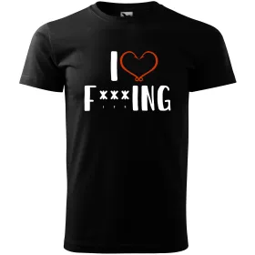 Pánské tričko pro rybáře I love f***ing