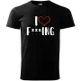 Pánské tričko pro rybáře I love f***ing