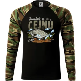 Pánské tričko pro rybáře Specialista na lov cejnů - dlouhý rukáv