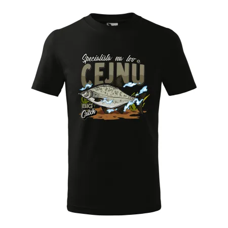 Dětské tričko pro rybáře Specialista na lov cejnů