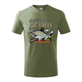 Dětské tričko pro rybáře Specialista na lov cejnů