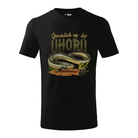 Dětské tričko pro rybáře Specialista na lov Úhořů