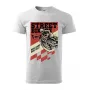 Pánské tričko Street biker - vel.M - Bílá