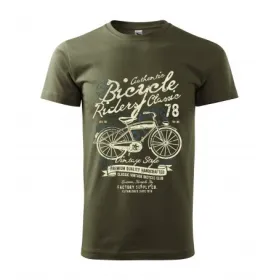 Pánské tričko Bicycle - vel.M - Military