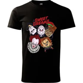 Pánské tričko Sweet dreams - vel.M - Černá