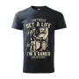 Pánské tričko Get a life - vel.M - Černá