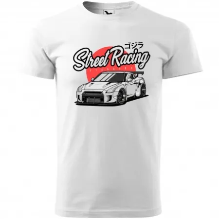 Pánské tričko GTR R35 Street Racing Standard - vel.L - Bílá