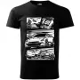 Pánské tričko GTR R35 detail - vel.L - Černá