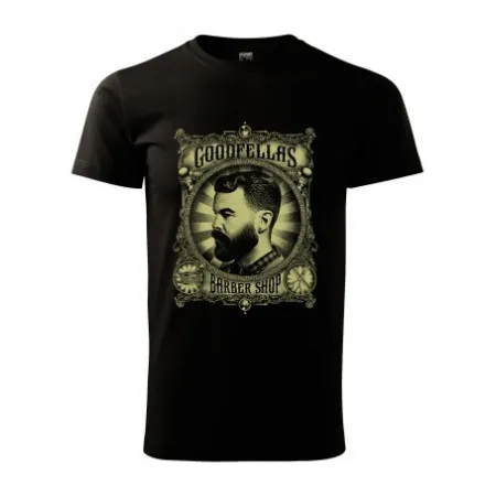 Pánské tričko Goodfelas barber - vel.XL - Černá