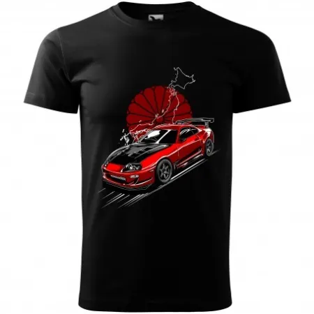 Pánské tričko Supra JDM - vel.XL - Černá