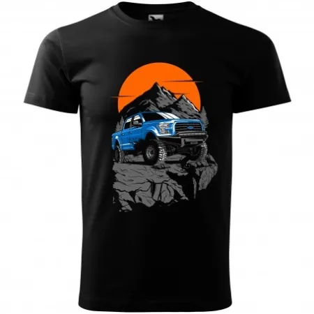 Pánské tričko Ford F150 - vel.XL - Černá