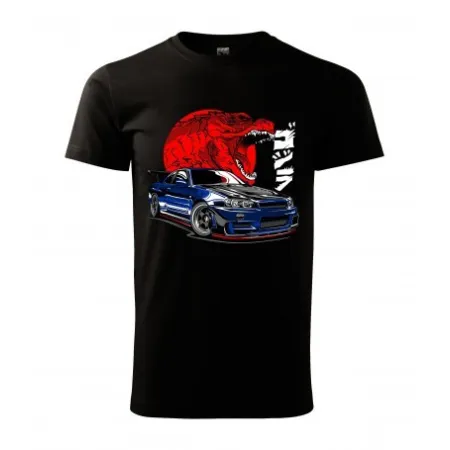 Pánské tričko Gojira R34 - vel.XL - Černá