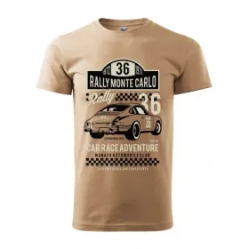 Pánské tričko Rally Monte Carlo - vel.XL - Písková