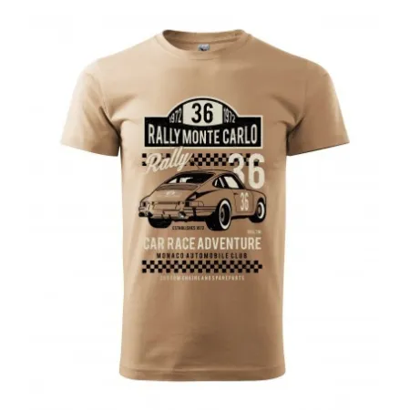 Pánské tričko Rally Monte Carlo - vel.XL - Písková