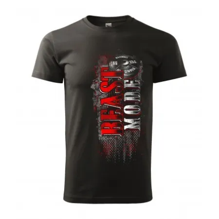 Pánské tričko Beast mode - vel.XL - Černá