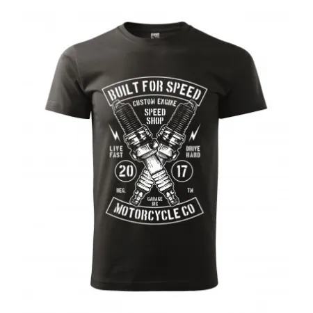 copy of Pánské tričko Built for speed - vel.3XL - Černá
