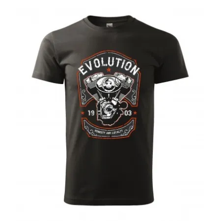 Pánské tričko Evolution - vel.3XL - Černá