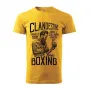 Pánské tričko Box Knock out - vel.3XL - Žlutá