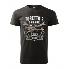 Pánské tričko Torettos garage - vel.3XL - Černá
