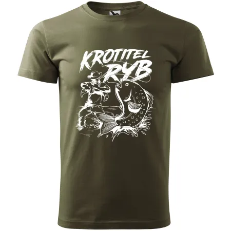 Pánské tričko pro rybáře Krotitel ryb