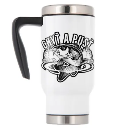 Termohrnek pro rybáře Chyť a pusť - kapr - 480 ml