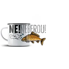 Plechový hrnek Ne! Neberou!