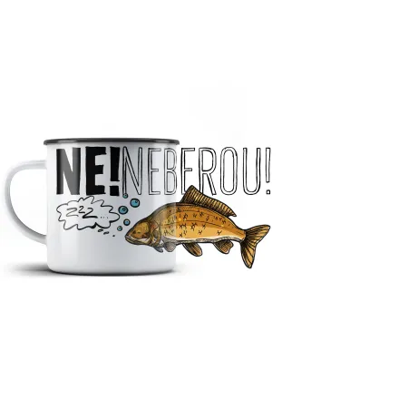 Plechový hrnek Ne! Neberou!