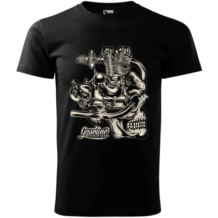 Pánské tričko Gasoline instead of blood - motor