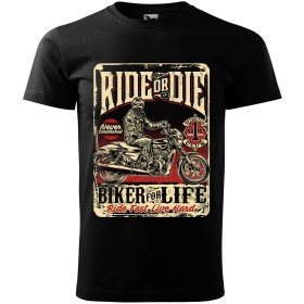 Pánské tričko Ride or die - Biker for life