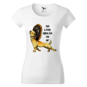 Dámské tričko s čivavou Looks fabulous
