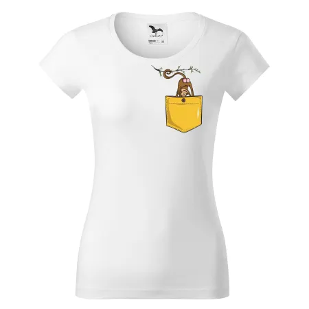 Dámské tričko s kapsičkou Opice
