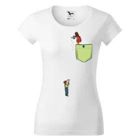 Dámské tričko s kapsičkou Love