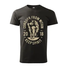 Pánské běžecké tričko Conquer from within