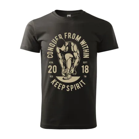 Pánské běžecké tričko Conquer from within
