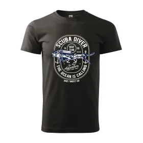 Pánské potápěčské tričko Scuba diver