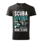 Pánské potápečské tričko Scuba diving