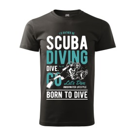 Pánské potápečské tričko Scuba diving